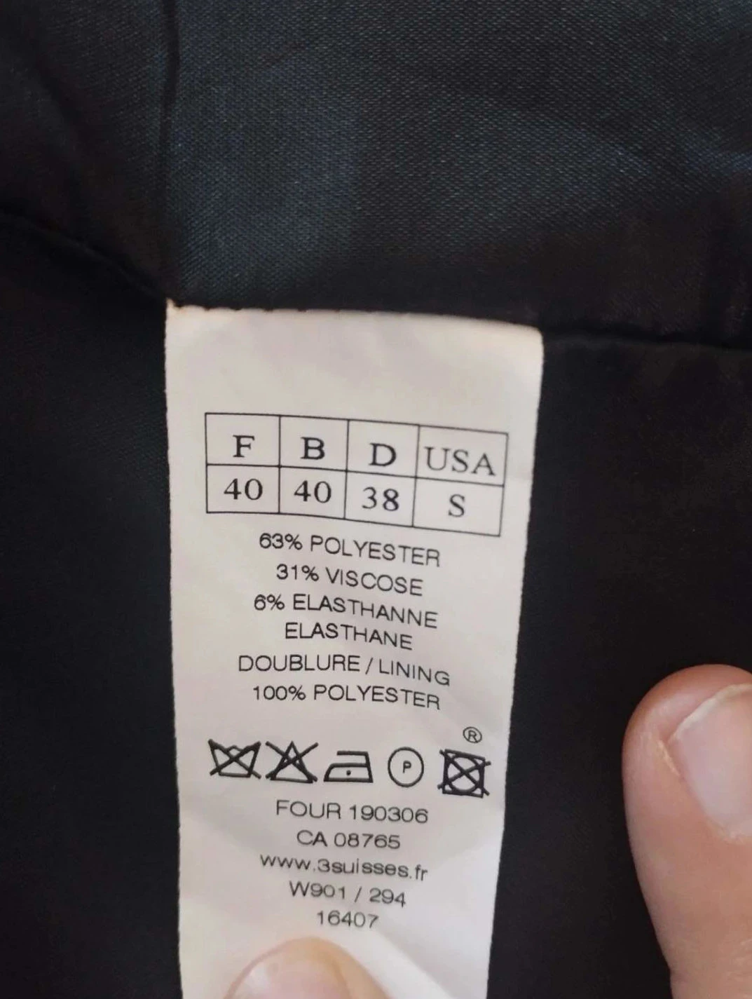 Zwarte blazer, Top 3 Suisses T40 – photo 9